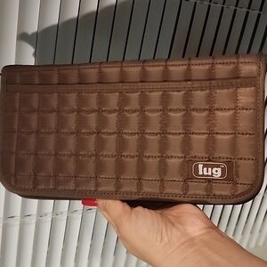 Lug Travel Wallet Chocolate Color New No Tags